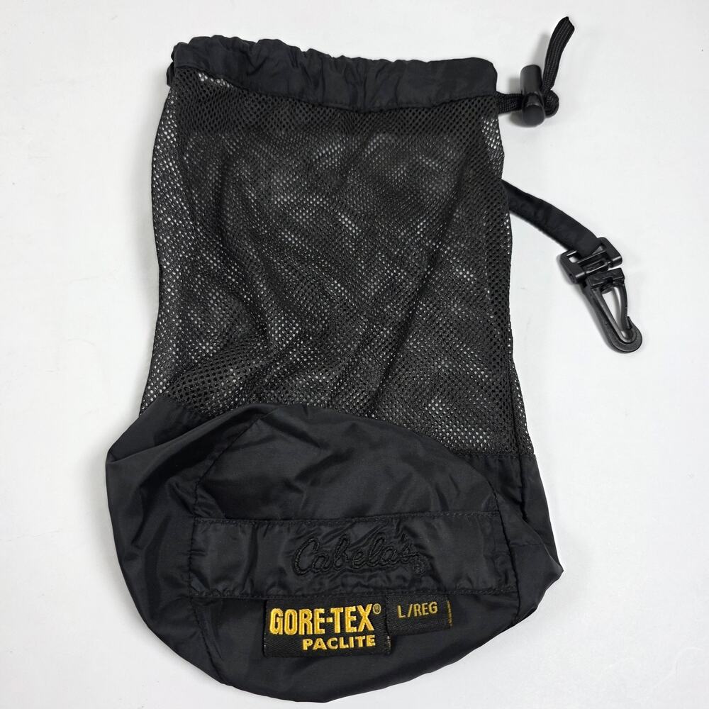 Cabela's Catch All Gear Hunting Fishing Hiking Paclite Bag Mesh Black